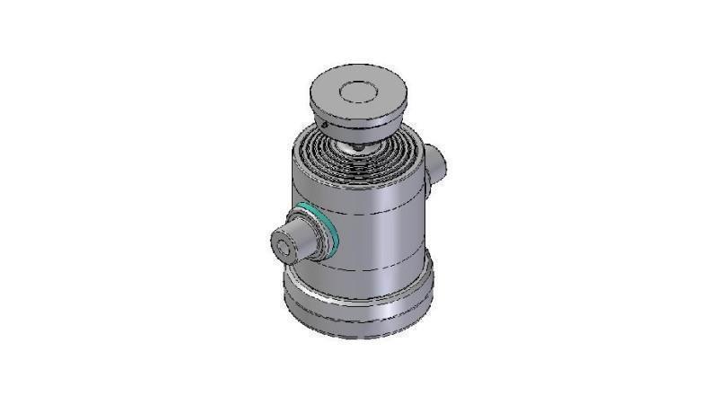 6060S - CILINDRO TELESCOPICO STANDARD/BALL 6 STADI CORSO 1380 DIAMETRO 240