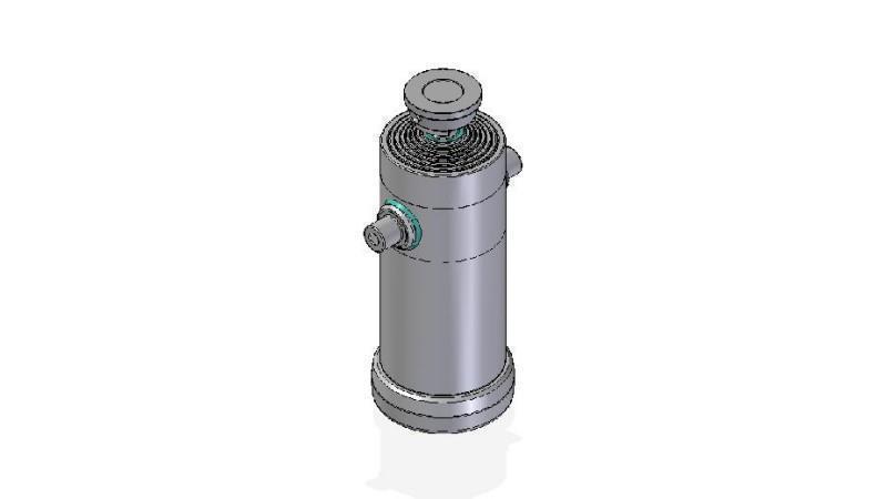 7037S -TELESCOPIC ZYLINDER STANDARD/KUGEL 7 STUFEN HUBLÄNGE 3322 DURCHMESSER 240