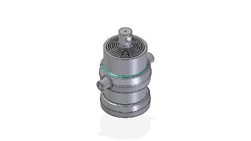 7050F -CILINDRO TELESCOPICO STANDARD/BUCO 7 STADI CORSO 1665 FI 215