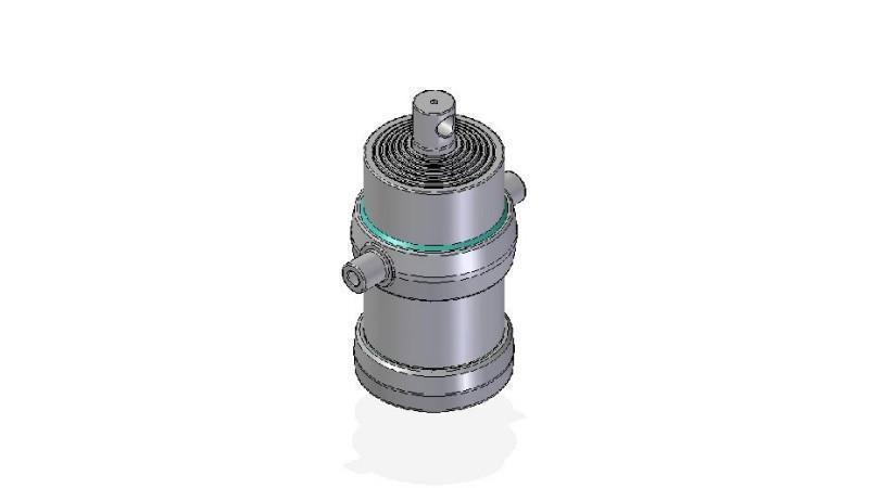 7052F -TELESKOPZYLINDER STANDARD/LOCH 7 STUFEN HUB 2085 FI 215