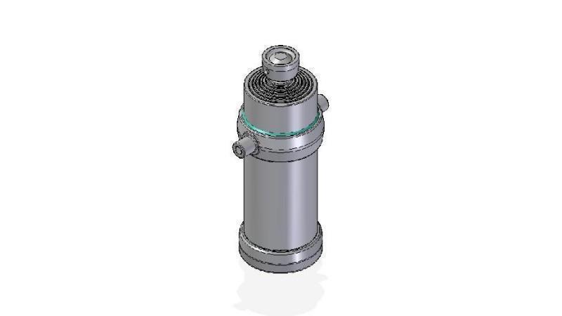7055S - CILINDRO TELESCOPICO STANDARD/BALL 7 STADI CORSO 3395 DIAMETRO 215
