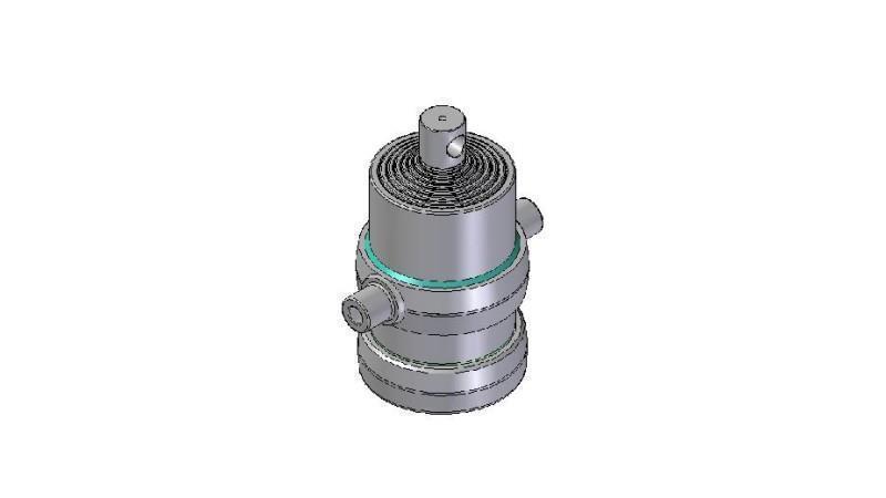 8002F - CILINDRO TELESCOPICO STANDARD/BUCO 8 STADI CORSO 1540 DIAMETRO 190