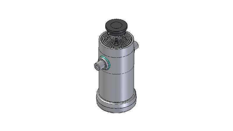 8015S -TELESCOPIC ZYLINDER STANDARD/KUGEL 8 STUFEN HUBLÄNGE 3255 DURCHMESSER 240