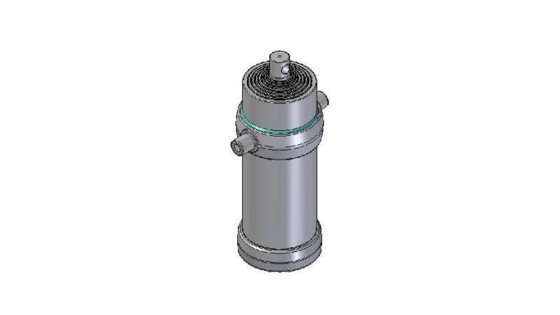 8025F -TELESCOPIC ZYLINDER STANDARD/LOCH 8 STUFEN HUB 3330 DURCHMESSER 215
