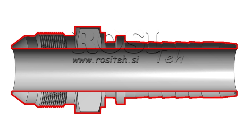 HYDRAULISK ANSLUTNING AGJ JIC74° HANE DN6-7/16”-20