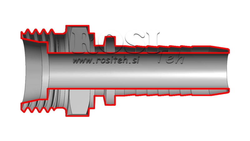 HYDRAULISK ANSLUTNING CES 14 HANE DN10-M22X1,5