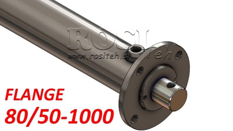 HYDRAULICKÝ VALEC S FLANŠOU 80/50-1000