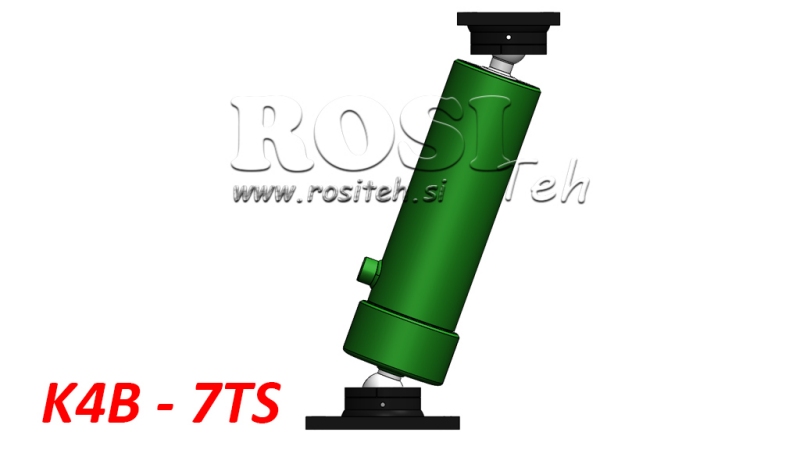 CILINDRO TELESCOPICO 4 GRADI  900mm K4B-7TS