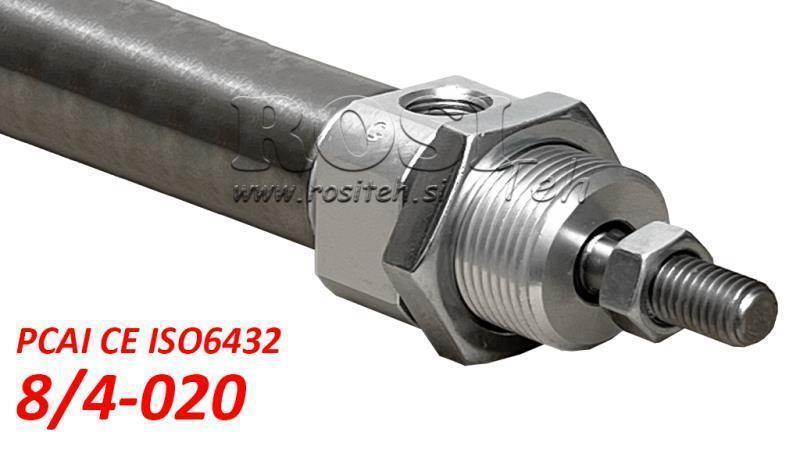PNEUMATISCHER ZYLINDER PCAI 8/4-020 CE ISO6432