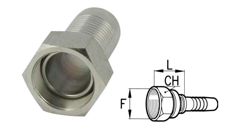 HYDRAULIK WEIBLICHE BSP-VERBINDUNG DN6-1/8 82311