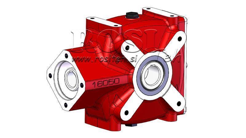 RIDUTTORE - MOLTIPLICATORE RT145 PER MOTORE IDRAULICO MP/MR/MS relazioni 4,1:1