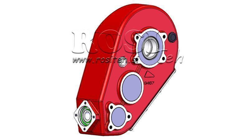 RIDUTTORE - MOLTIPLICATORE RT800 PER MOTORE IDRAULICO MP/MR/MS relazioni 31,7:1