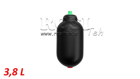 HYDRAULISK ACKUMULATOR 3.8 LIT - BSP1/2''