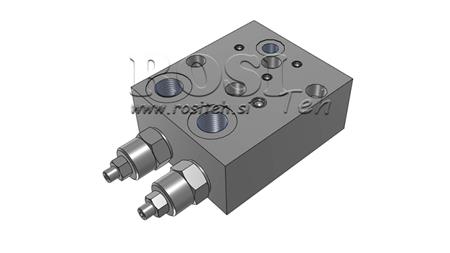 VALVOLA DEL FRENO IDRAULICO PER MOTORE IDRAULICO KPBR-250/1/D