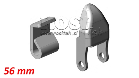 HINGE PARA REMOLQUE DESMONTABLE EN FORMA DE C 56MM
