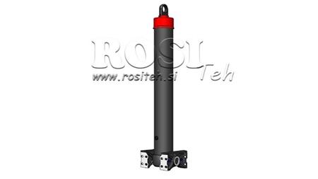 CILINDRO TELESCOPICO PER RIMORCHIO A CASSONE 5-stadi CORSO-7100mm 42Ton