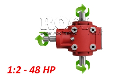 VINKELVÄXELLÅDA PTO-R11S 1:2 (48HP-35KW)