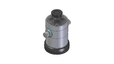 1061S -TELESCOPISCHER ZYLINDER STANDARD/KUGEL 10 STUFEN HEBUNG 6295 DURCHMESSER 300