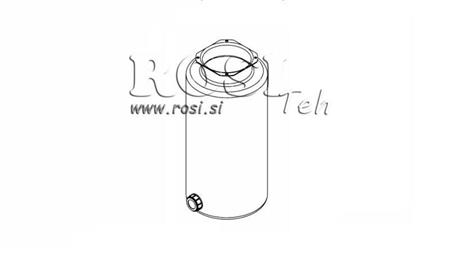 METALLBEHÄLTER ROLL PP 12 LITER HORIZONTAL-VERTIKAL