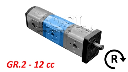 POMPA IDRAULICA 20C12X156 GRUPPO CENTRALE 2 12 CC DESTRA