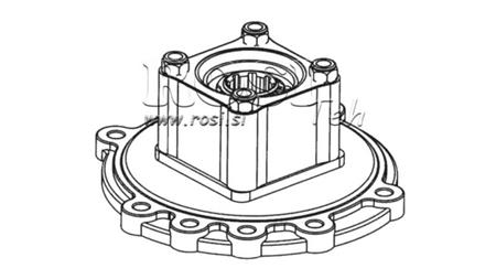 UDGANG FOR HYDRAULISK PUMPE - MERCEDES G4