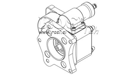 UTGÅNG FÖR HYDRAULIKPUMP - MERCEDES 352-2