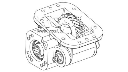 AUSGANG FÜR HYDRAULIKPUMPE - SCANIA GRS 900