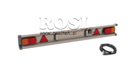 SLÄP BUMPER TÜV MODELL MED LAMPOR 2150mm