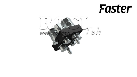 MULTI-FASTER KOPPLING 4VÄGS BSP 2×1/2 2×3/4 MOBIL DEL