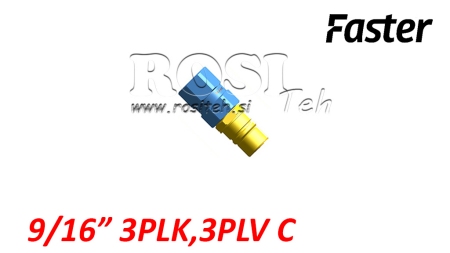 HANNSNABBKOPPLING FÖR MULTI-FASTER 9/16 3PLK 3PLV C RÖRLIG DEL