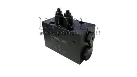 HYDRAULICKÝ VENTIL ROTÁCNY MECHANICKÝ PRE HLEVSKE BRUSH CETOP3 4/2 RHA