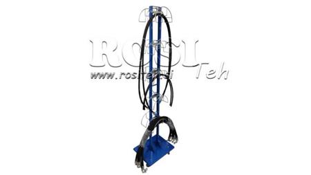 CARRELLO PER STOCCAGGIO TUBI IDRAULICI 10 POSTI