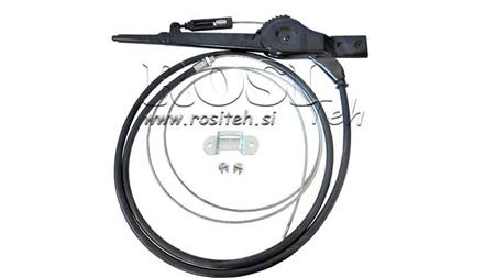 ZIEHGRIFF FÜR ANHÄNGER HANDBREMSE SET MIT KABEL 2.3m