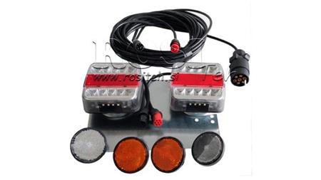 SET DI LUCE MAGNETICA LED CON CAVO 7.5m 2.5m