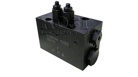 HYDRAULISK VENTIL ROTERANDE MEKANISK FÖR HLEVSKE BORSTE CETOP5 4/2 RHA