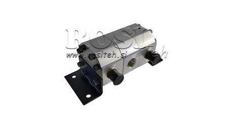 HYDRAULIKZAHNRADPUMPE DURCHFLUSS 2/1 (4.5-9.5 l - max.240bar) 2.1cc/SEG