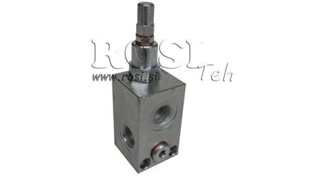 REGOLATORE DI PRESSIONE IDRAULICA VMP 3/4 20-260 BAR
