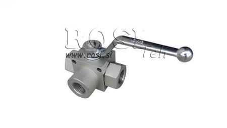 VALVOLA MANUALE A 3 VIE RS3 1 1/4 - 350BAR - 180 lit
