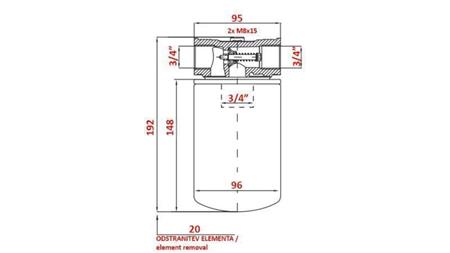 INSERTI FILTRI 3/4
