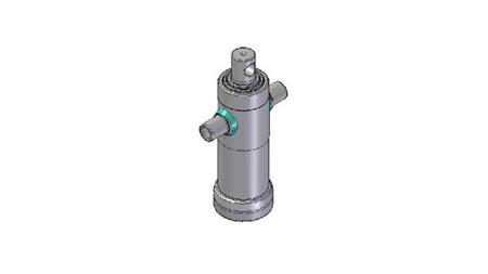 2033F -TELESKOPZYLINDER STANDARD/BOHRUNG 3 STUFEN HUB 683 DURCHMESSER 95
