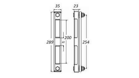 TEMPERATURMESSSKALA ERWEITERT M12 - 254mm