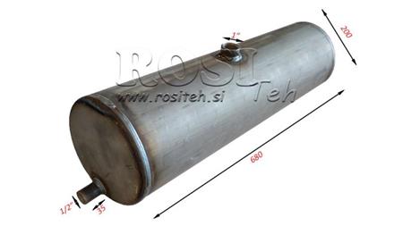 OLJETANK AV PLÅT 20lit fi210-670mm