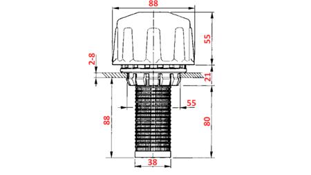 HYDRAULICKÝ FILTR NA PLNENIE PVC VEĽKÝ