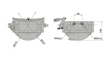 WIEGE FÜR TELESCOPIC ZYLINDER - MEILLER KIPPER