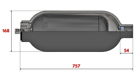 HYDRAULISK ACKUMULATOR 10 LIT