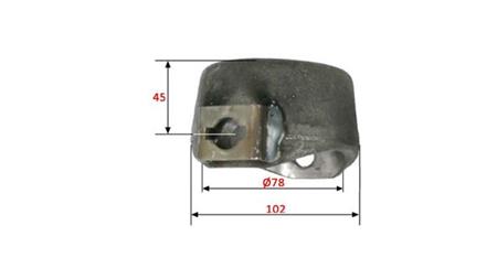DUMP TRUCK HEAD fi 78 MED TO ÅPNINGER