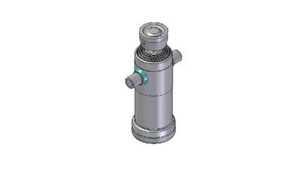 3043S - CILINDRO TELESCOPICO STANDARD/BALL 4 STADI CORSO 950 DIAMETRO 124