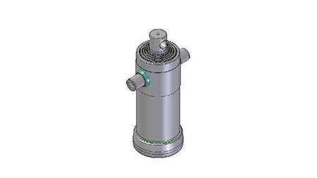 3054F -CILINDRO TELESCOPICO STANDARD/BUCO 5 STADI CORSO 1880 FI 152