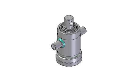 3060F -CILINDRO TELESCOPICO STANDARD/HOLE 4 STADI CORSO 500 DIAMETRO 112