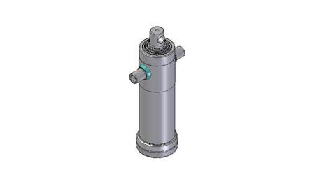 3066F - CILINDRO TELESCOPICO STANDARD/HOLE 4 STADI CORSO 1190 DIAMETRO 112